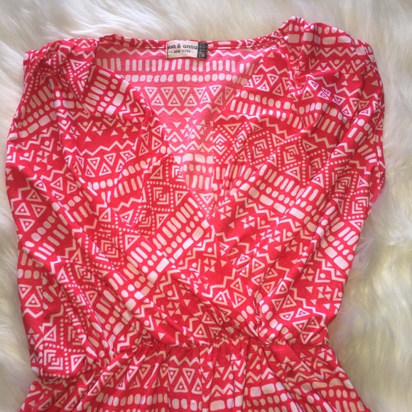 Hot pink printed Summer romper - Picture 5 of 8